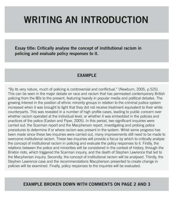essay introduction sample